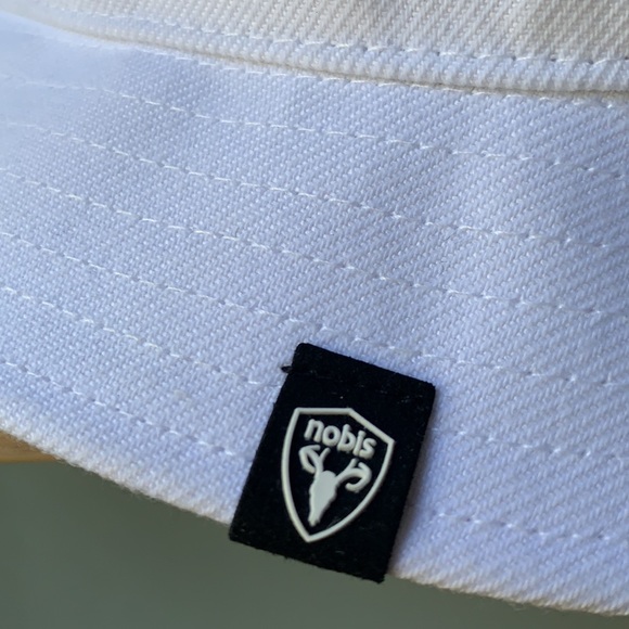 New Nobis White Bucket Sun Hat - Picture 5 of 13